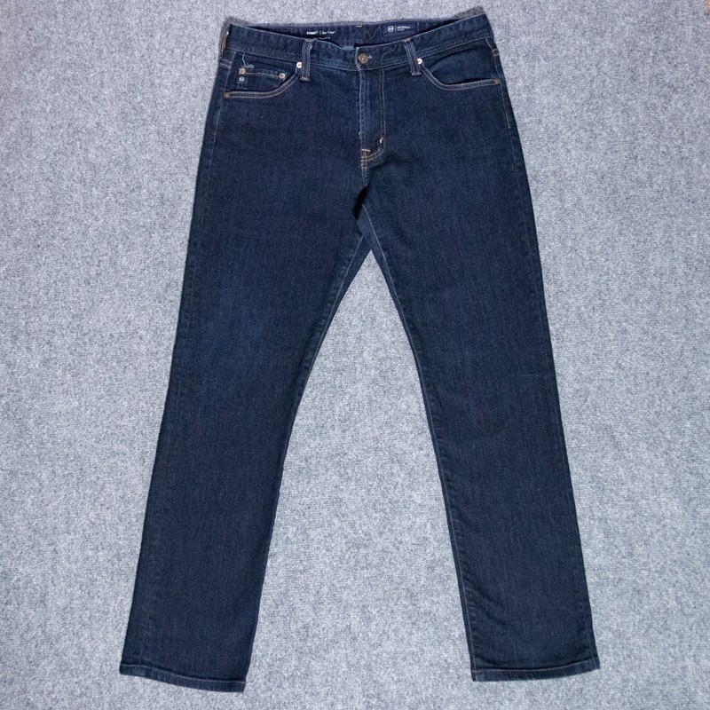 AG Adriano Goldschmeid Everett Slim Straight Blue Stretch Jeans 32x30 Japanese