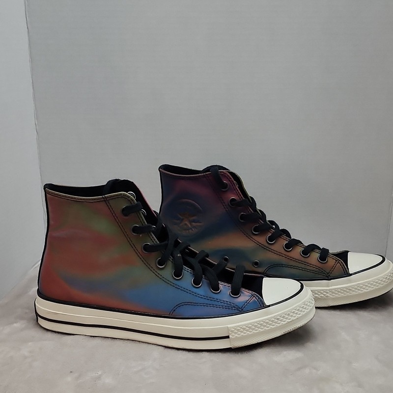 Chuck Taylor Iridescent All Star Converse High Top Size 9