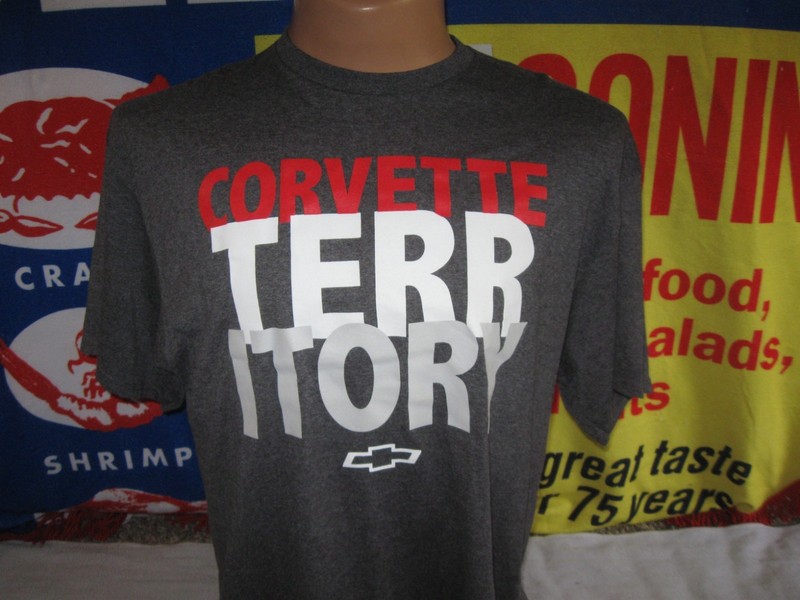 CORVETTE TERRITORY General Motors T Shirt NEW Men's XL GM AMERICAN MUSCLE CAR gallery