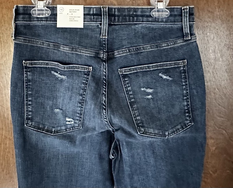 Universal Thread Women's Size 12 L High Rise Skinny Jeans Medium Wash gallery