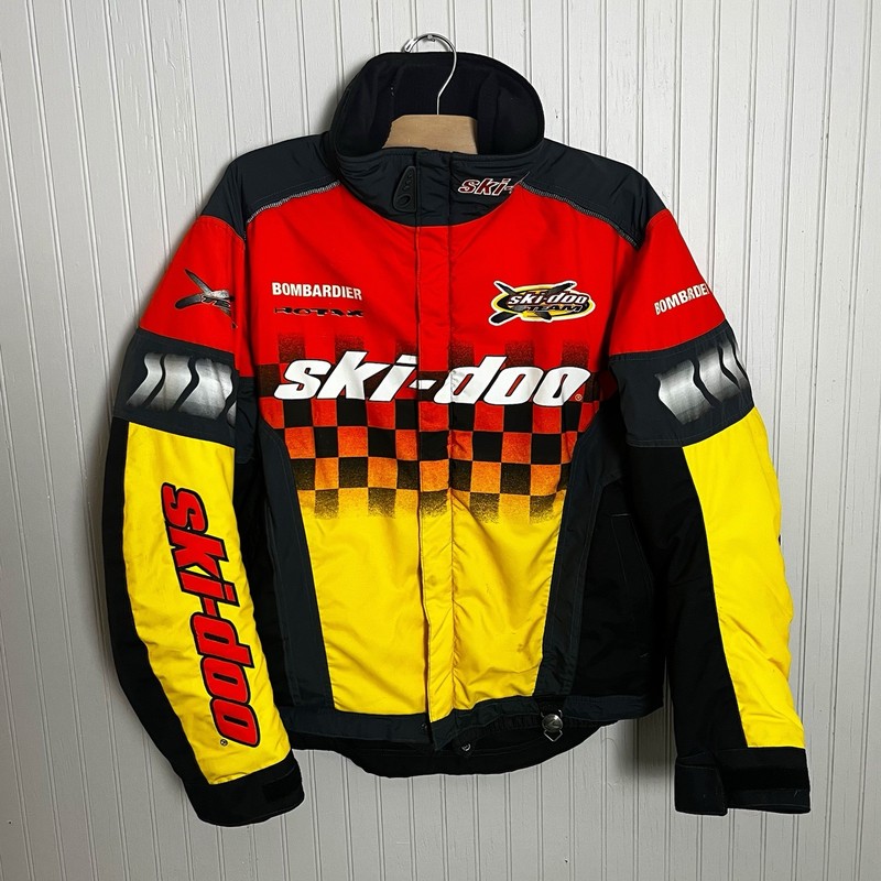 VTG Ski Doo Team Bombardier Racing Jacket Men’s M Insulated Snowmobile Y2K 90s