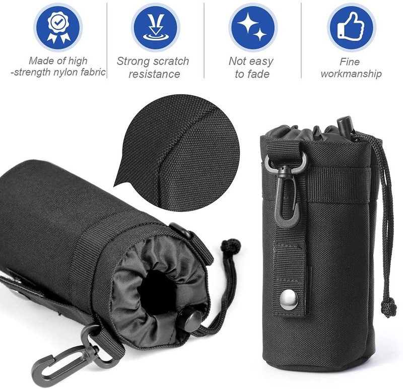 Outdoor Tactical Molle Water Bottle Pouch Military Portable Holder Kettle Pouch gallery