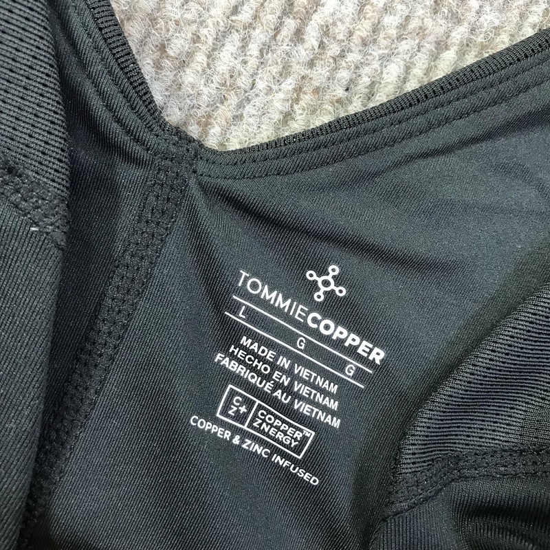 Tommie Copper Sports Bra Womens Large Zip Front Shoulder Support Activewear Gym gallery