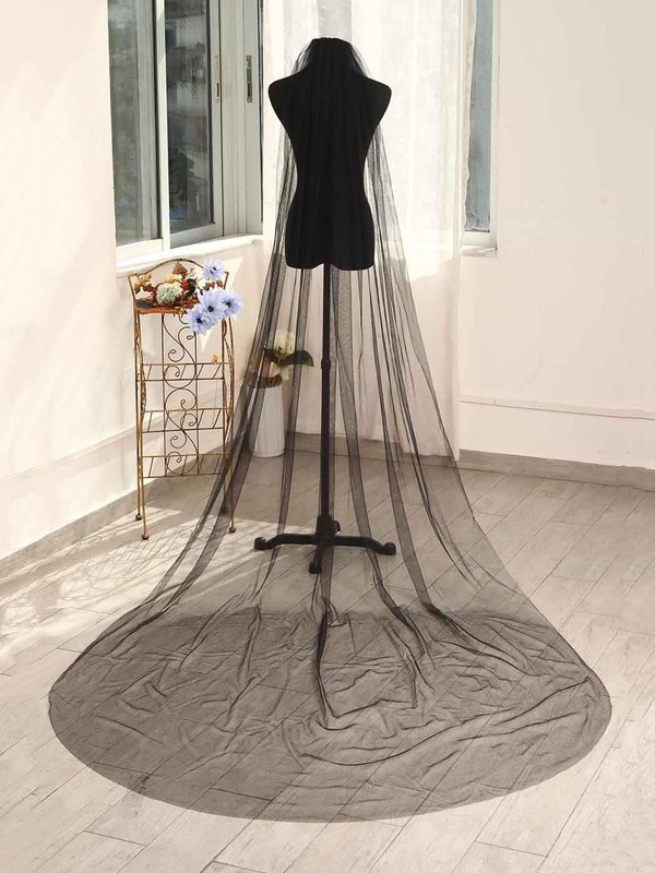 Simple Cathedral Bridal Wedding Veil 118'’ Long 1 Tier/1T Veils for Brides Cl... gallery