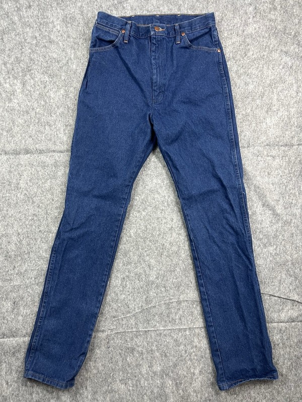 Wrangler Jeans Women Cowboy Cut Straight Leg Dark Wash Outdoors/Rodeo Size 13×36
