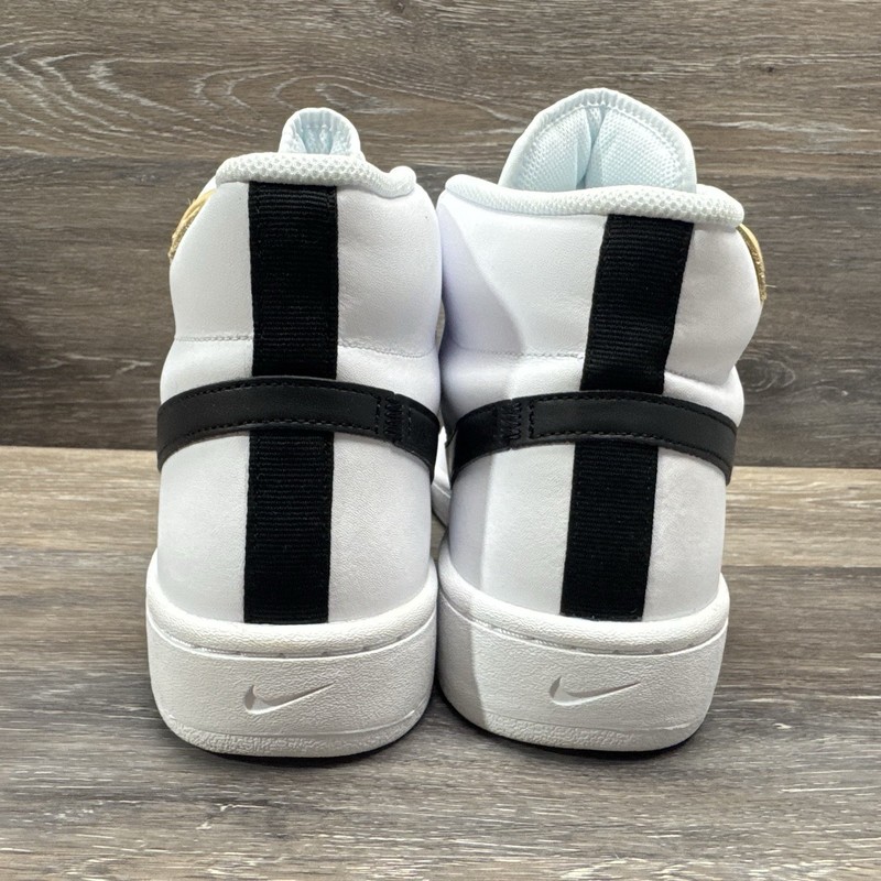 Nike Court Royale 2 Mid Mens Size 13 White Black Athletic Leather Shoes Sneakers gallery
