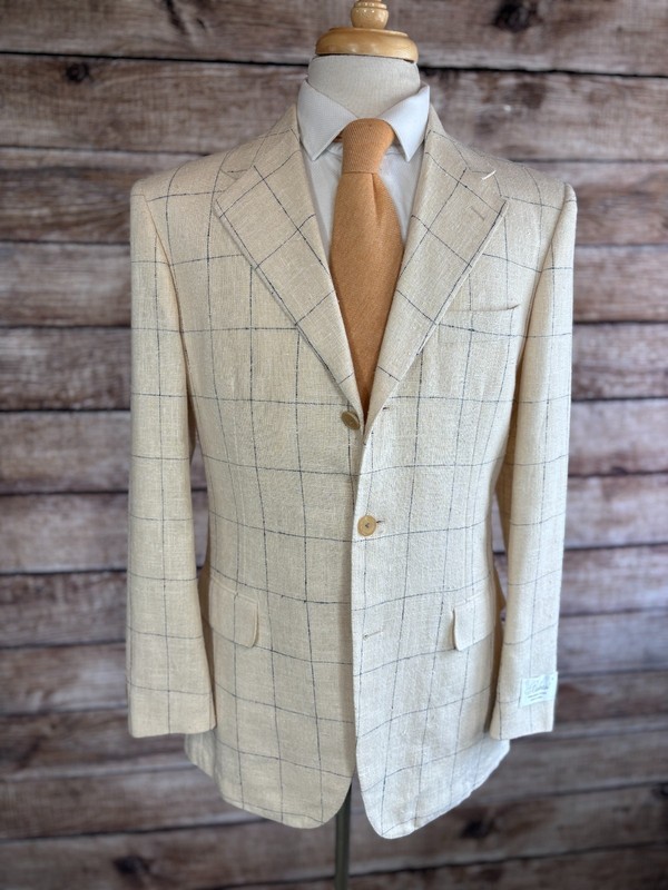 NWT Belvest Silk Linen Blazer Size 40 (50 EUR) bs77
