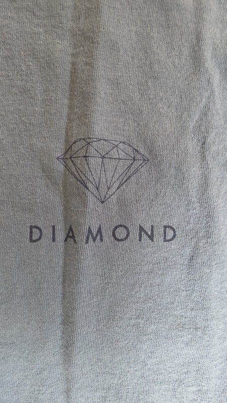 Diamond Supply Co. Men's Large Blue Logo Graphic T-Shirt Short Sleeve Skate Tee gallery