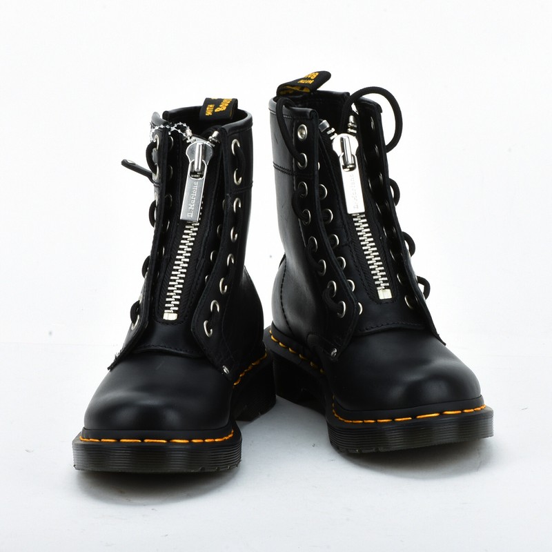 Dr. Martens Women's 1460 Twin Zip Fashion Boots Women Shoe Black US 5 EU 36 UK 3 gallery