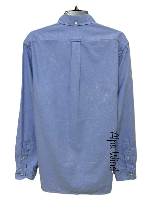 Polo Ralph Lauren Mens Classic Fit Garment Dyed Oxford Sport Shirt Blue (L) $168 gallery