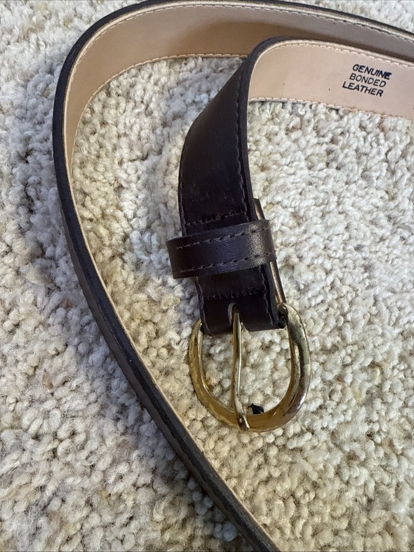 Haband Genuine Bonded Leather Belt Brown 728 52