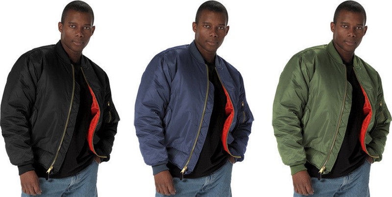 Military AF MA-1 Bomber Flight Jacket ROTHCO S M L XL 2X 3X 4X 5X 6X 7X 8X