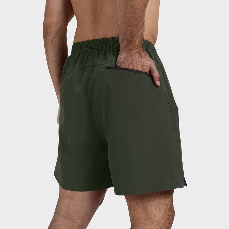 Men's Running Shorts 3 Pack, 5 Inch Quick Dry Gym Workout Athletic Shorts gallery