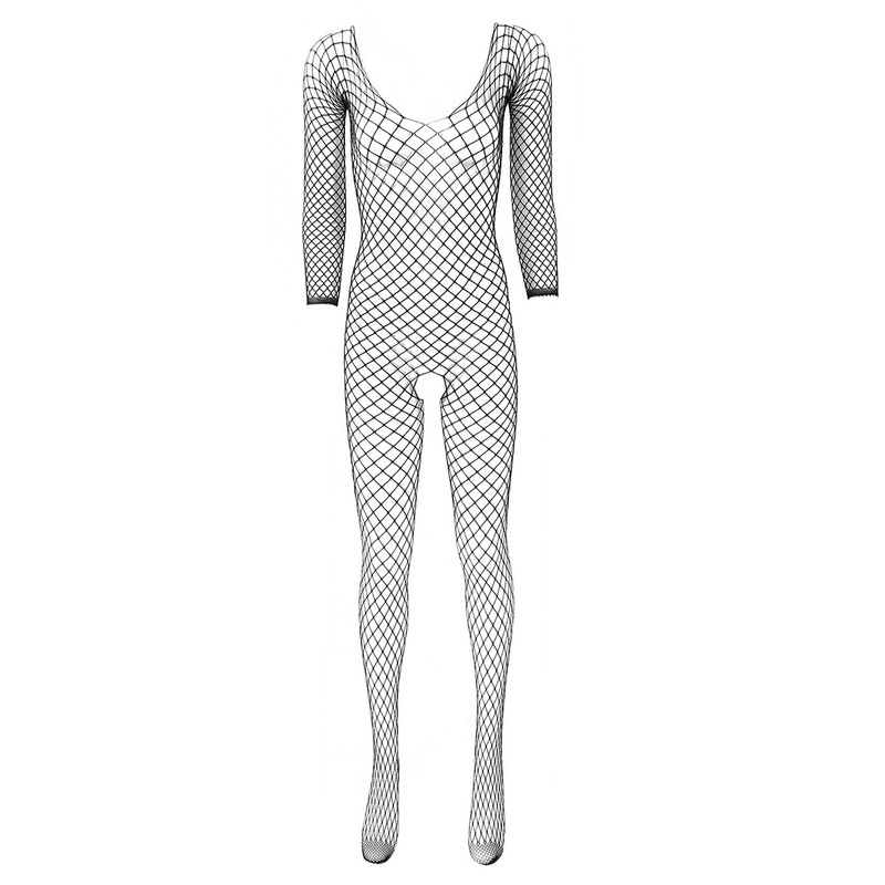 Women Bodysuit Sexy-Lingerie Fishnet Body-Stocking Babydoll Sleepwear Nightwear gallery