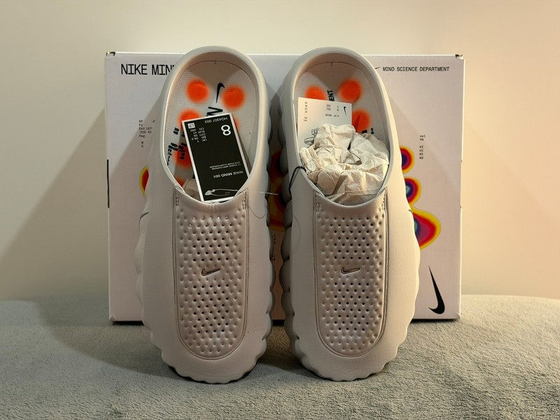 Nike Mind 001 Mule 'Light Smoke Grey' Mens Size 8 SHIPS ASAP gallery