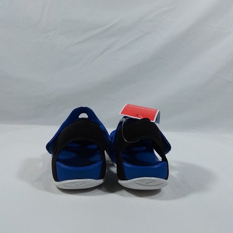NIKE Sunray Protect 3 Toddler Sandals-9-Blue-Game Royal/White-Black gallery
