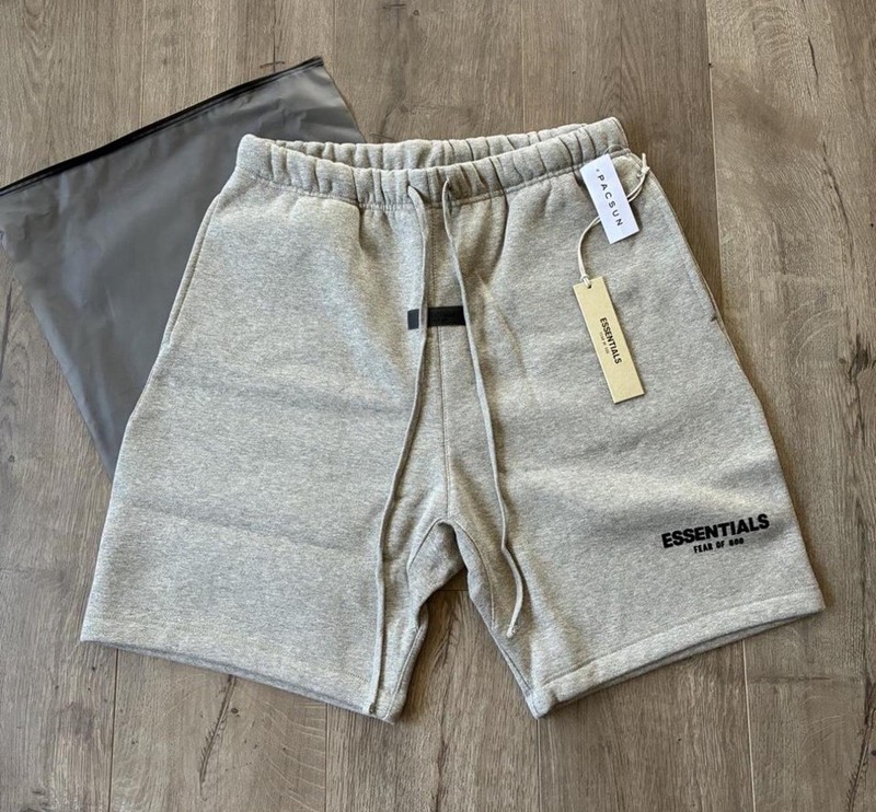 Fear Of God Essentials Dark Gray Shorts Size XS NWT Fast Shipping