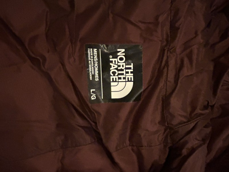 The North Face Parka Jacket Cardinal Red Hooded Large Men's gallery