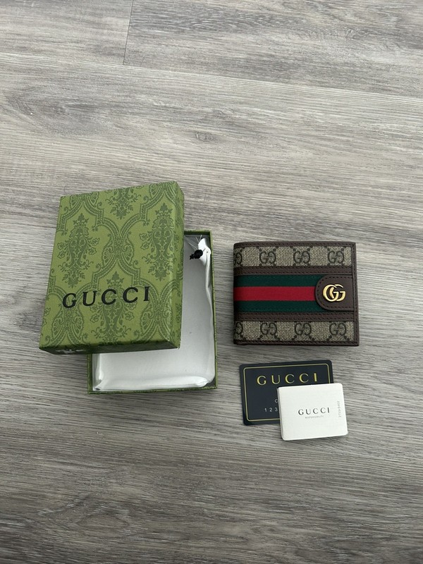Gucci Ophidia GG Supreme Web Bifold Wallet