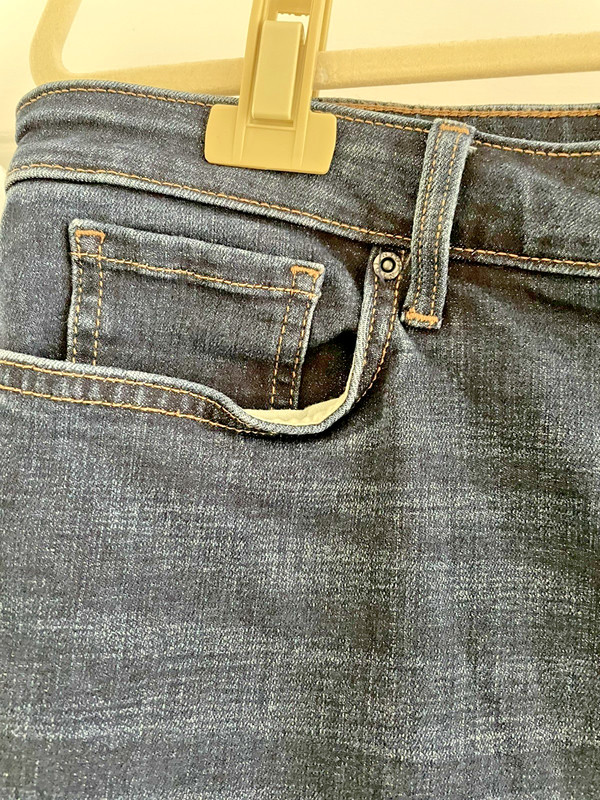 NYDJ Teresa Regular Wide Leg Jean with Wide Cuff Womens Size Size 14 Night Skies gallery