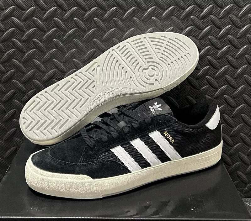 Adidas Originals Sneakers NORA Skate Shoes Black GV6777 Mens New Sz 9, 11.5, 13