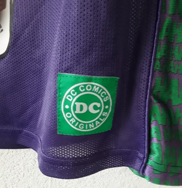 DC Comics Originals The Joker Mens Purple Mesh Basketball Jersey #00 Size M gallery