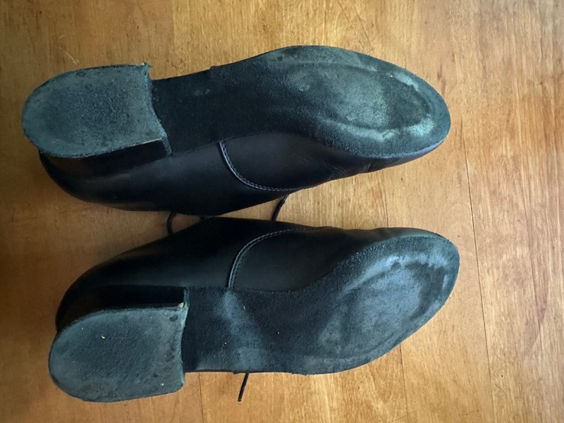 Organmaster Black Leather Mens Lace-Up Oxford Shoes Size 8M gallery