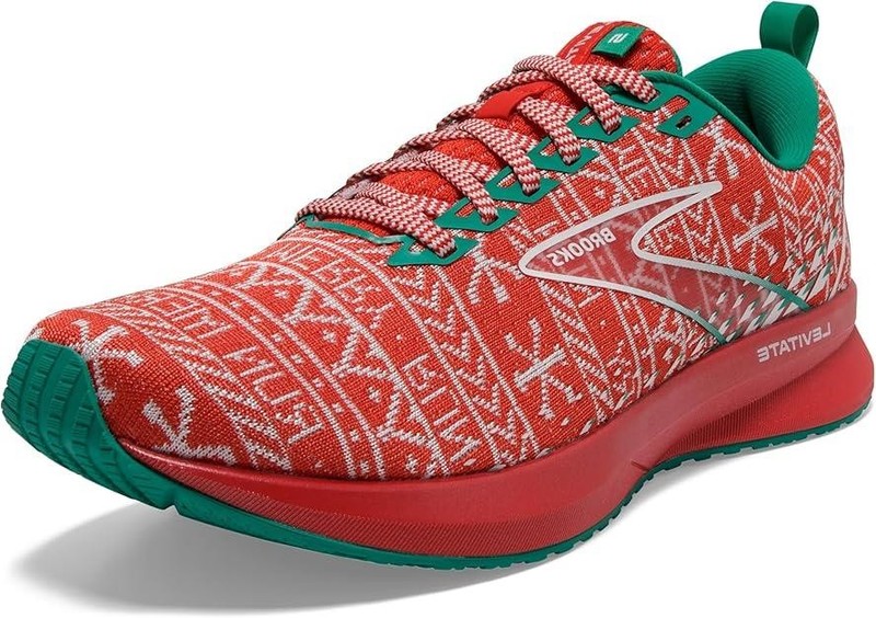 New Men’s Brooks Levitate 5 Running Shoes Size 8-12 Run Merry Christmas 110370