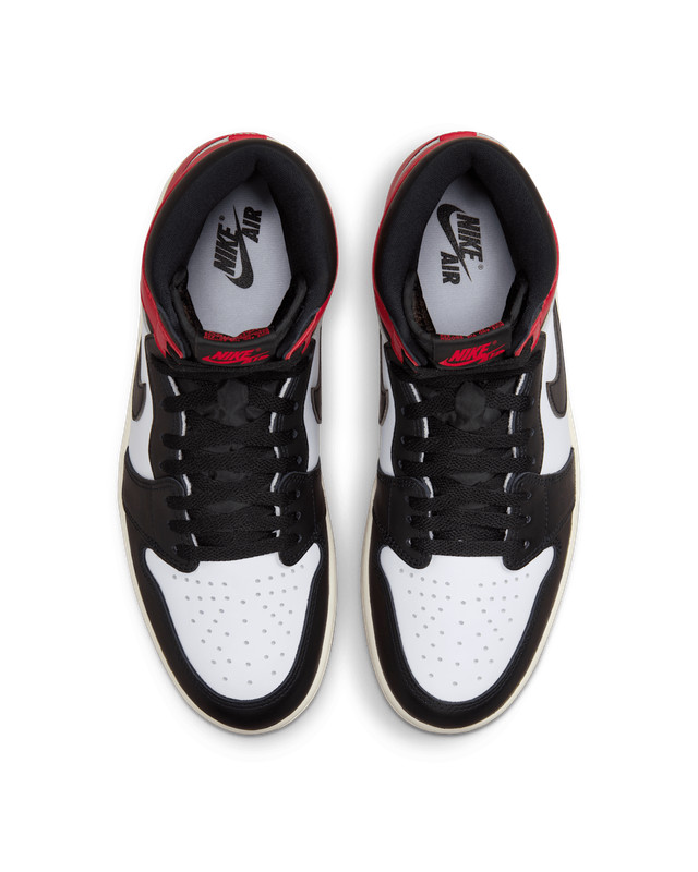 Nike Air Jordan 1 Retro High OG White Black VArsity Red DZ5485-106 Mens Size NEW gallery