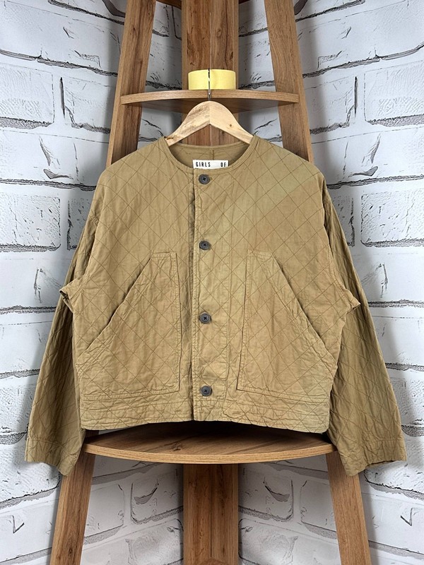 Girls of Dust Nuclear Jacket Antelope Quilted Military Size XS /us duties paid