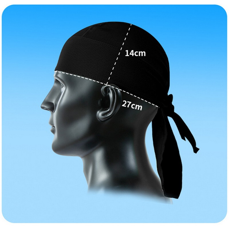 Durag Skull Cap Head Wrap Biker Motorcycle Du Do Black Bandana Paisley Doo Rag gallery
