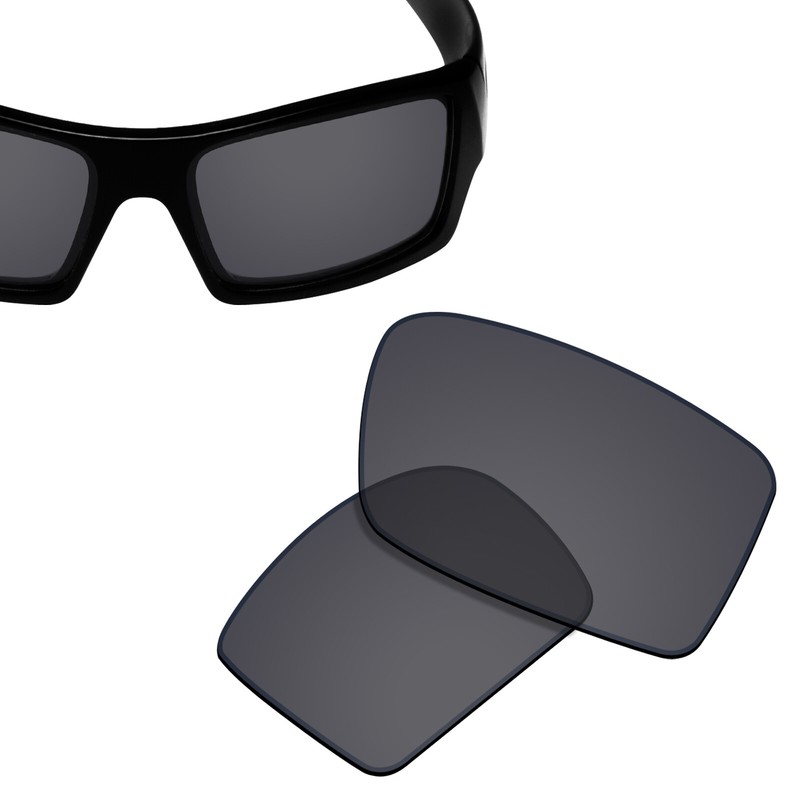 Polarized Replacement Lenses for-OAKLEY Gascan Sunglasses Solid Black UVA&UVB