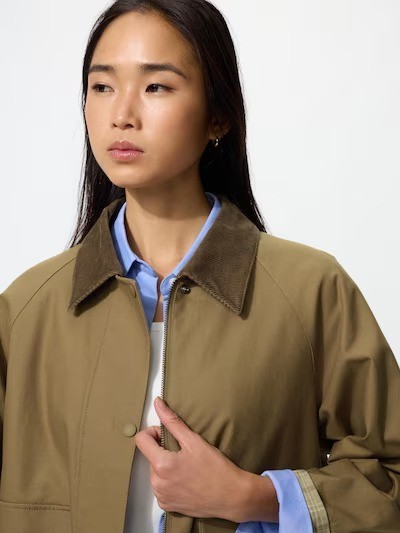 UNIQLO Utility Short Jacket S-3XL Black Beige Khaki Oversized Women 483807 NWT