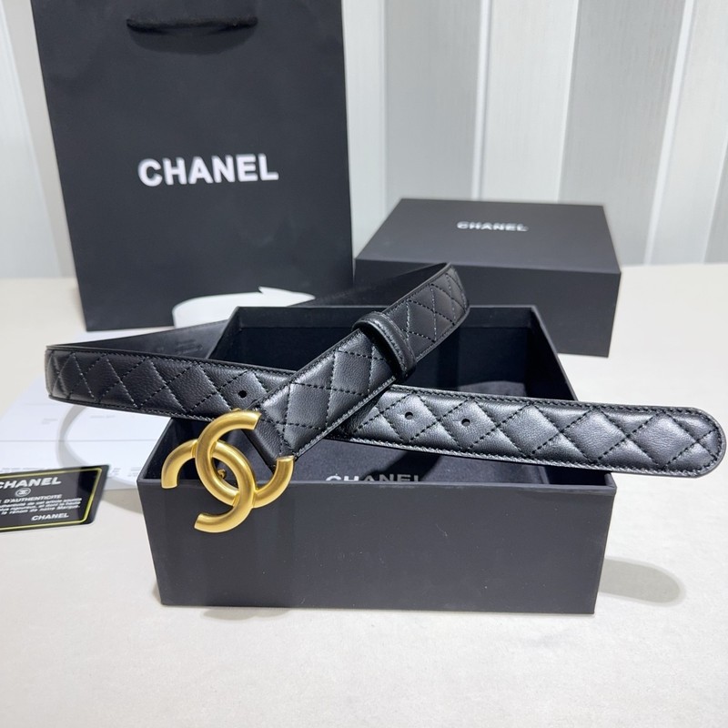 CHanel belt women authentic width width 3.0cm/1.18inch