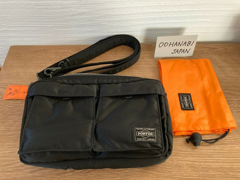 YOSHIDA PORTER TANKER SHOULDER BAG 622-68809 / 622-78809 Black New with tags