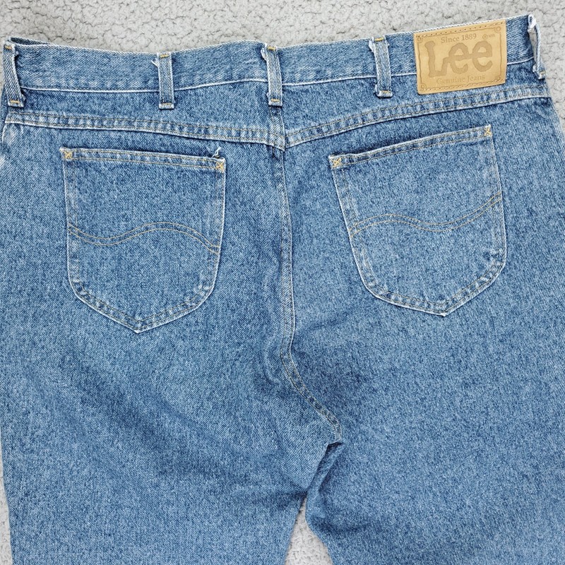 Vintage 90s Lee Genuine Jeans Relaxed Tapered Mens 40 (Fits 39)x30 Work Casual gallery