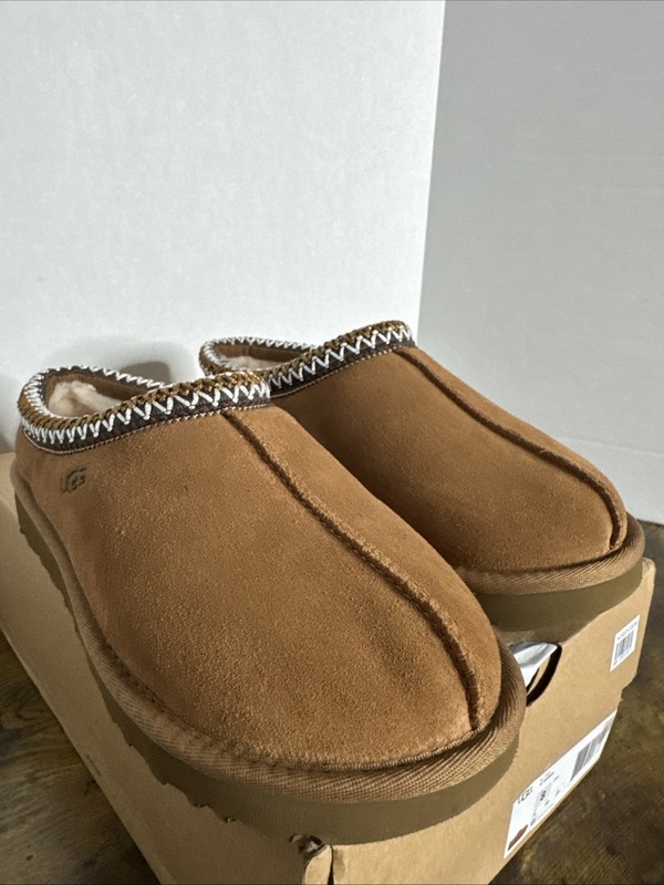 UGG Women’s Tasman Slipper - Chestnut Size 8 NEW Nordstrom W/5955 gallery