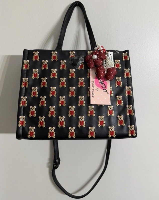 Betsey Johnson Oh Teddy Bear Tote Bag