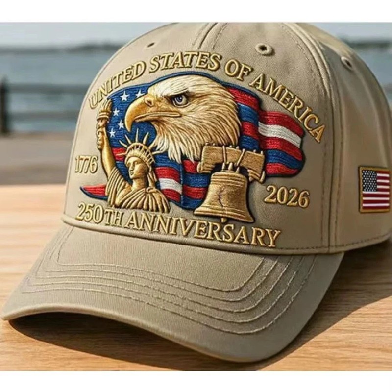 United States 250th Anniversary Baseball Cap – 3D Embroidered Hat gallery