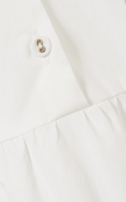 Hatch Maternity Women’s THE ELENORE DRESS White Cotton Poplin Size 0 (XS/0-2)NEW gallery