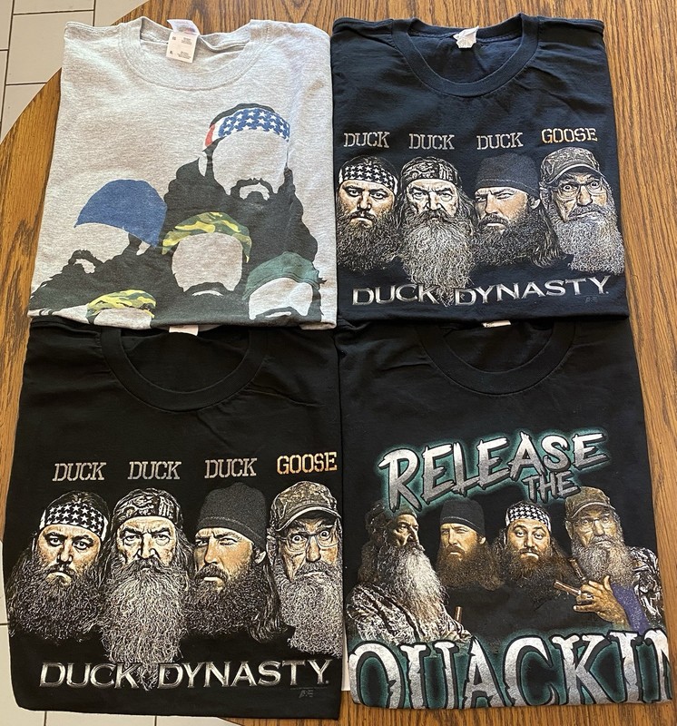 Duck Dynasty Men’s Short Sleeve Graphic T-Shirt Lot Of 4; All Size XL