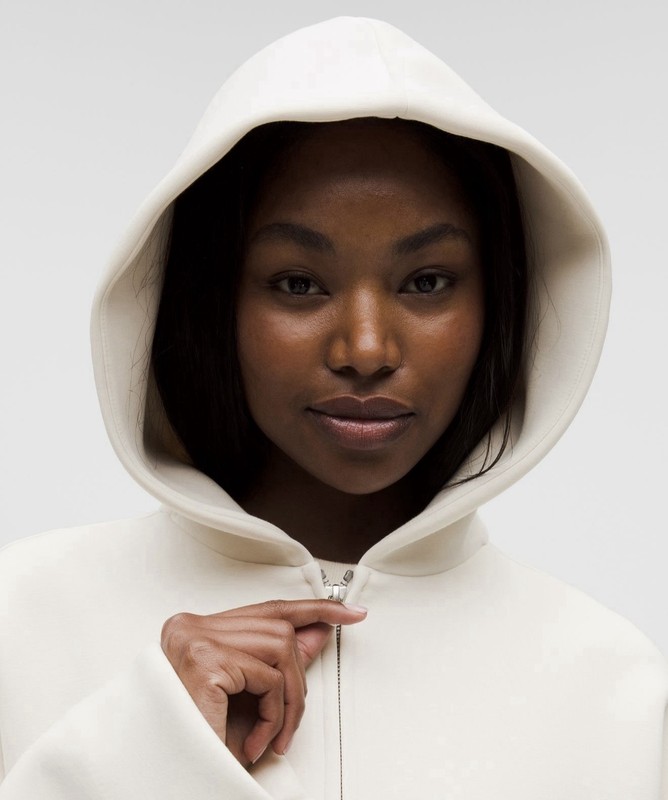 Lululemon Sleek Spacer Full-Zip Hoodie Light Ivory XL gallery