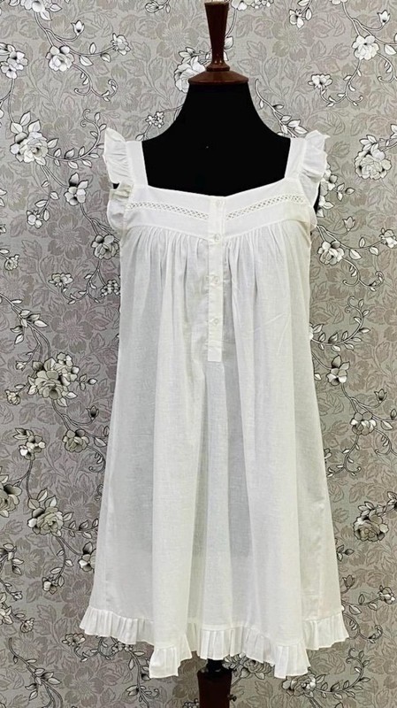 SoieRose 100% Cotton Victorian Nightgown - SR-1002 gallery