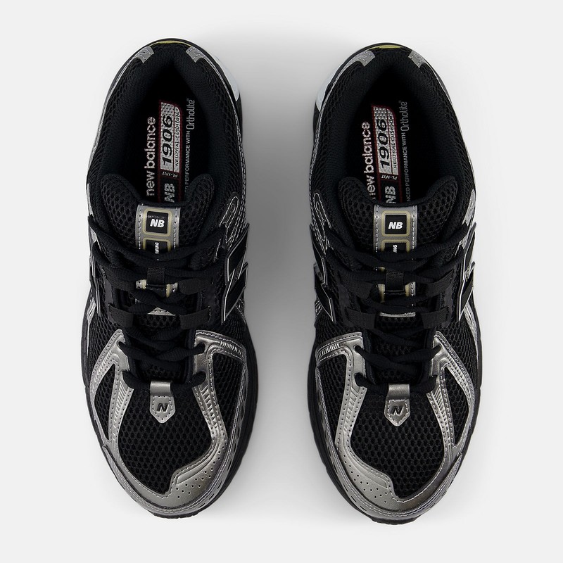 Newbalance 1906R Men Lifestyle Shoes,Black/Dark Silver,US Size:10-10.5,Standard gallery