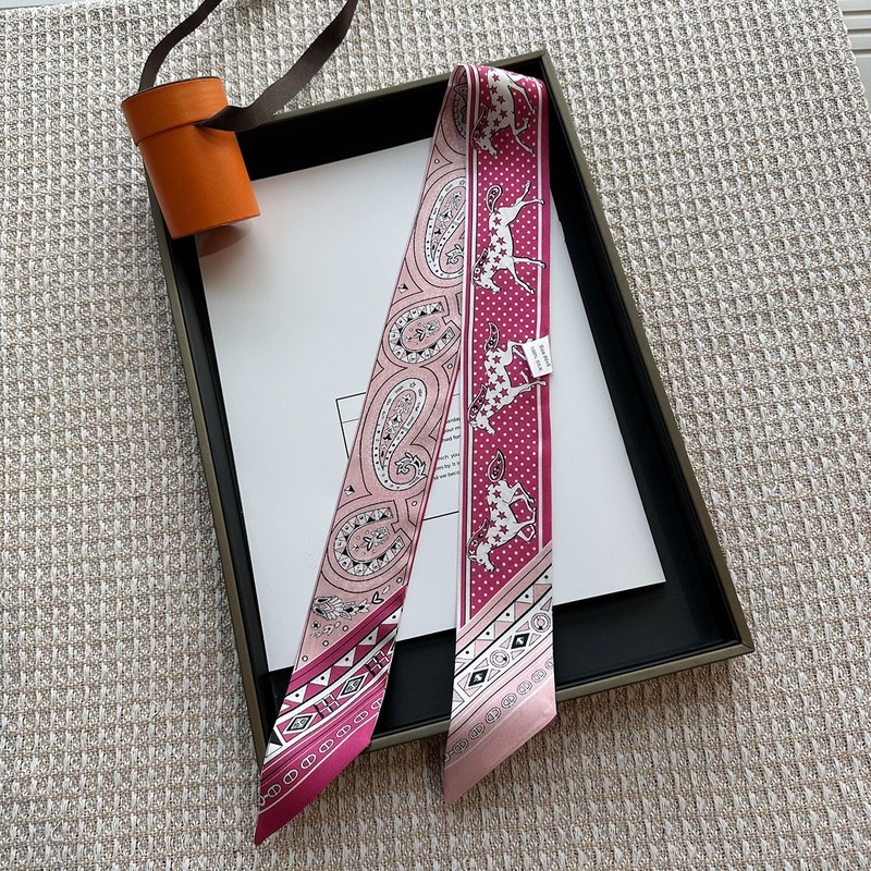 100% SILK Women Heart Horse Print Scarf Wrap Hair Handbag Handle Neck Headware gallery