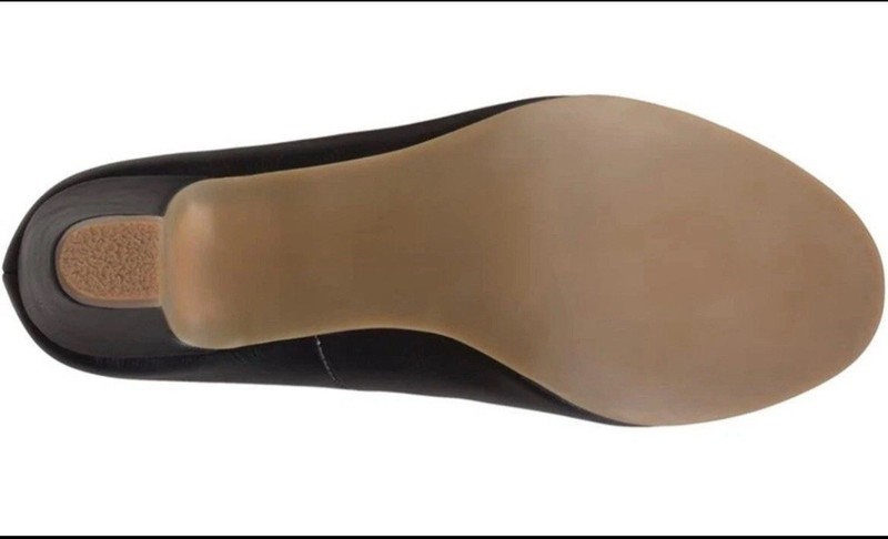 Journee Collection Luu-m Black Padded Block Heel Pumps US 10 M NIB gallery