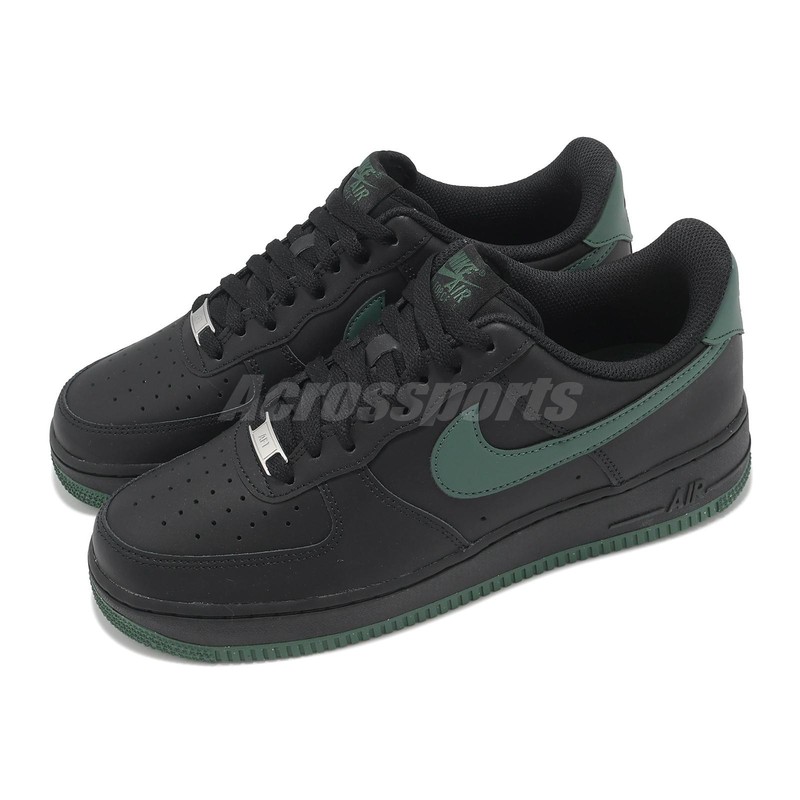 Nike Air Force 1 07 AF1 Black Vintage Green Men Casual Shoes Sneakers FJ4146-001