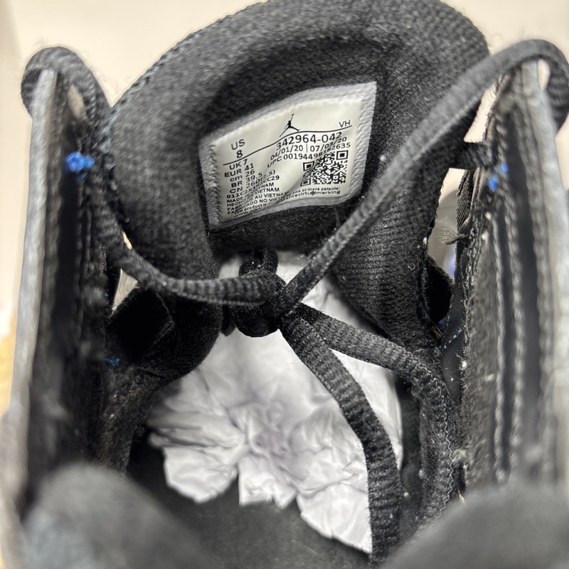Nike Air Jordan True Flight Basketball Shoes Black Blue 342964-042 Men’s Size 8 gallery