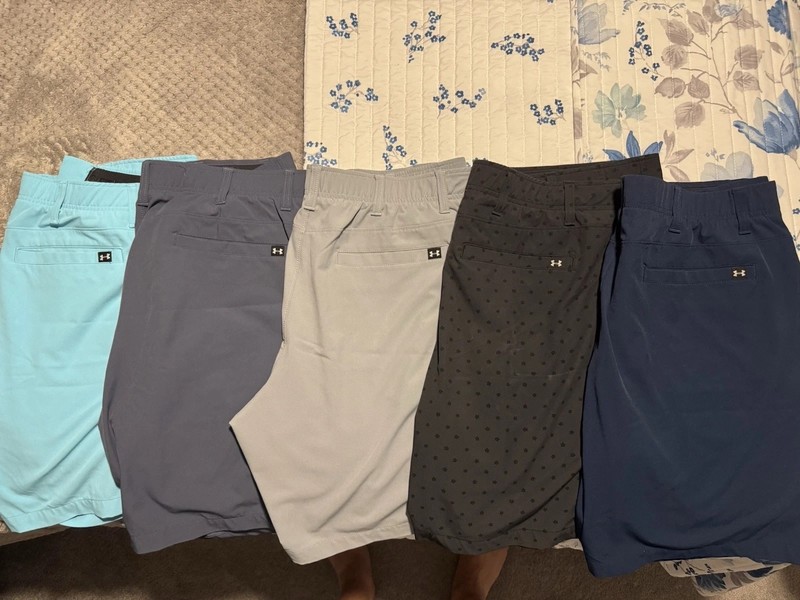 Under Armour Men’s UA Drive Golf Shorts Size 40 **5 Pair**