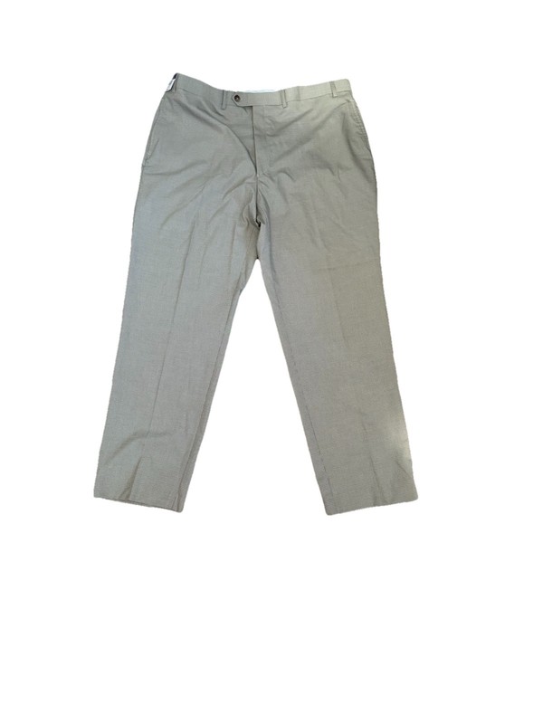 NWT Ralph By Ralph Lauren Mens 42×32 Dress Pants Biege Micro Check Classic Fit